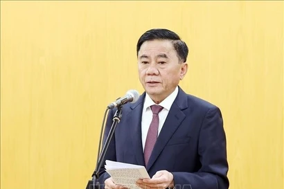 El miembro del Buró Político y miembro permanente del Secretariado del Comité Central del Partido Comunista de Vietnam, Tran Cam Tu (Foto: VNA)