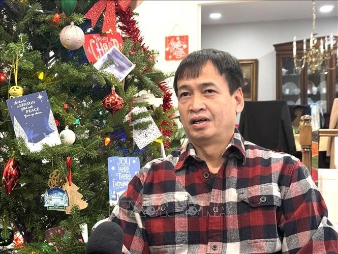 El abogado Dang Chien Thang, un intelectual vietnamita residente en Estados Unidos. (Foto: VNA)