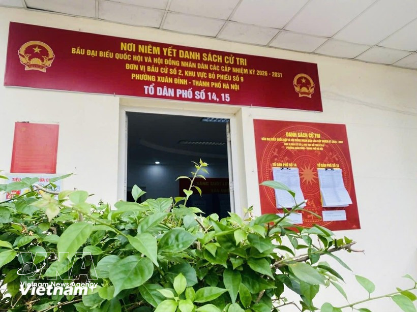 Área de elección número 9, en el barrio de Xuan Dinh, Hanoi