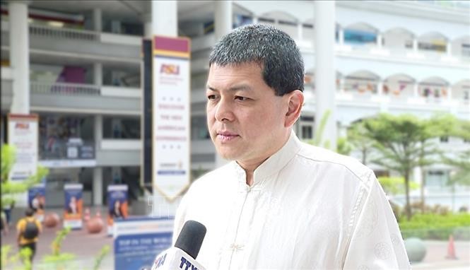 El experto sénior Ei Sun OH, del Centro de Investigación del Pacífico, en Malasia. (Fuente: VNA)