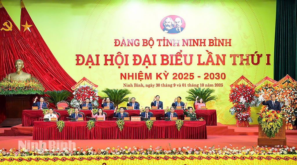 En la primera asamblea partidista de la provincia de Ninh Binh (Fuente: VNA)