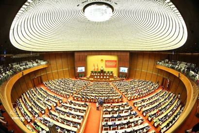 La conferencia nacional para estudiar, difundir y poner en práctica las resoluciones del Buró Político. (Foto: VNA)
