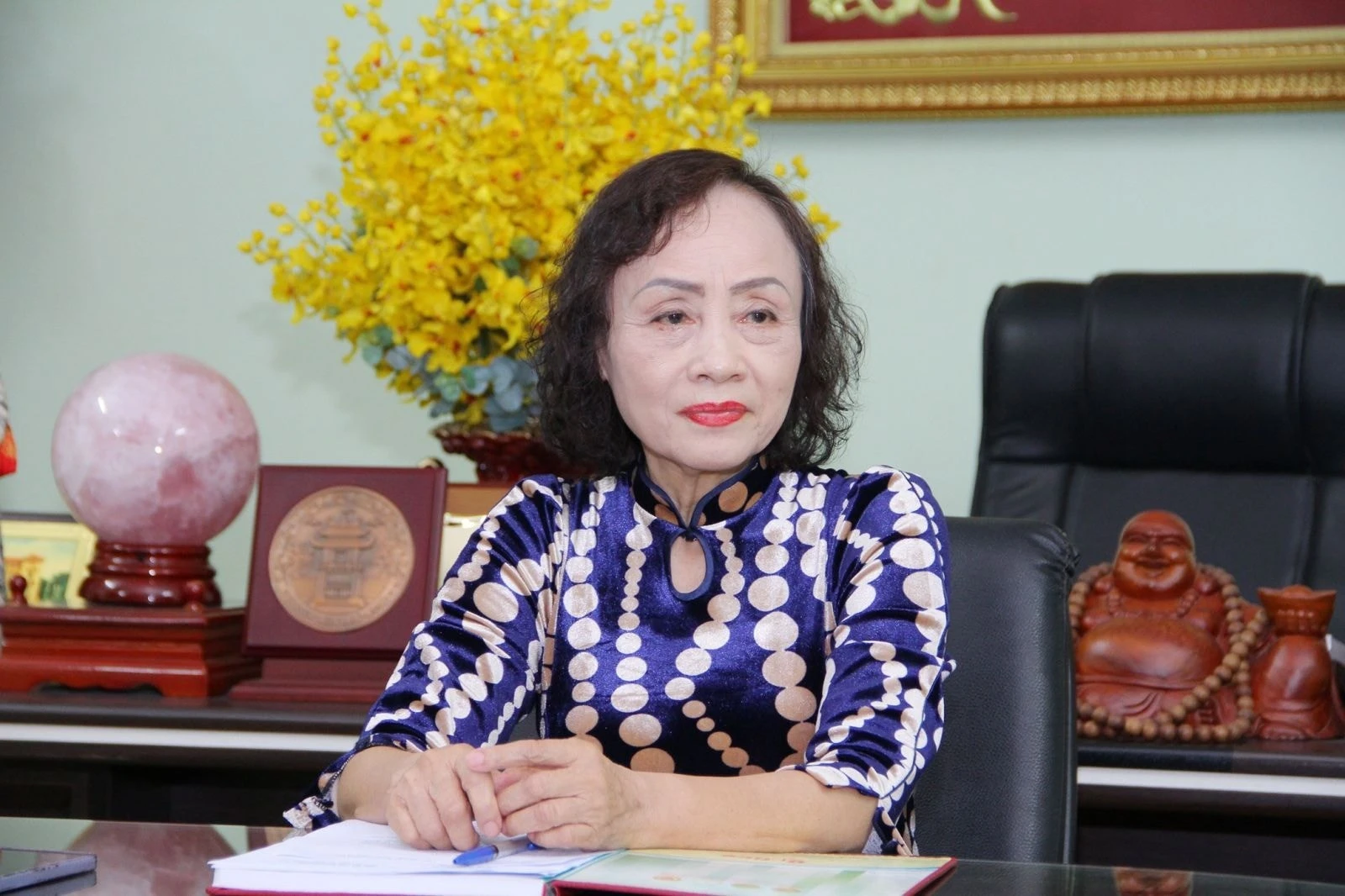 Tran Thi Loan, directora general de la compañía de alimentos Ha Nam Ninh. (Foto: diendandoanhnghiep.vn)