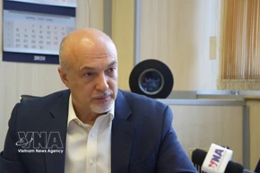 Oleg Ghermanovich Rumyantsev, presidente del Comité para el Desarrollo de la Conciencia del Derecho Constitucional de la Asociación de Abogados de Rusia. (Foto: VNA)