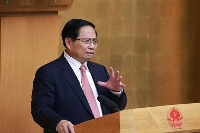 El primer ministro de Vietnam, Pham Minh Chinh (Fuente: VNA)