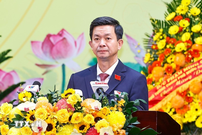 Le Quang Tung, secretario del Comité del Partido Comunista de Vietnam en Can Tho. (Fuente: VNA)
