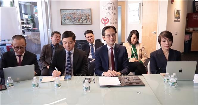 La parte vietnamita en el encuentro. (Fuente: VNA)