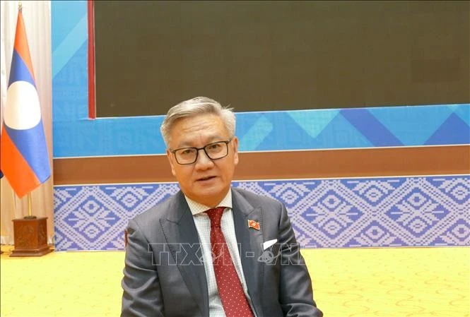 El ministro de Relaciones Exteriores de Laos, Thongsavanh Phomvihane. (Fuente: VNA)