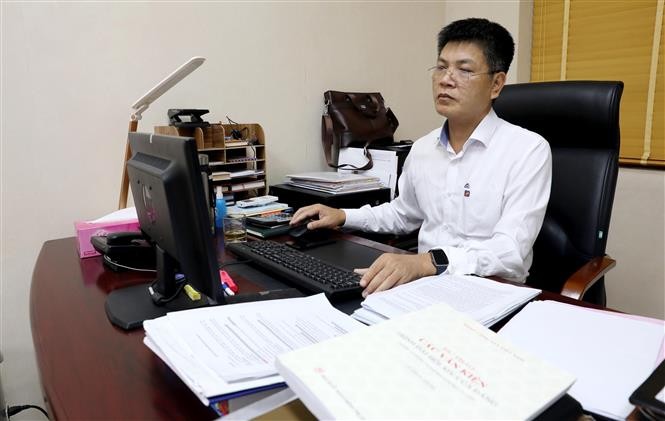 Nguyen Ngoc Hoan, vicesecretario del Comité del Partido de Hung Yen y subdirector de la Compañía petrolera de Hung Yen. (Fuente: VNA)