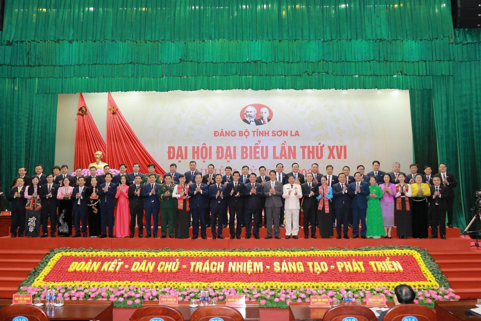 El XVI Congreso del Comité del Partido Comunista de Vietnam en la provincia de Son La, período 2025-2030, fue un gran éxito. (Foto: https://congan.sonla.gov.vn/)