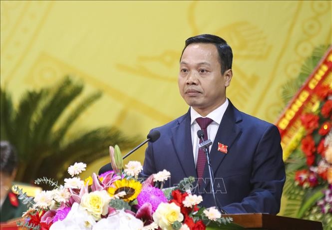 Tran Tien Dung, nuevo secretario del Comité del Partido Comunista de Vietnam en la provincia norteña de Dien Bien, mandato 2025-2030. (Fuente: VNA)