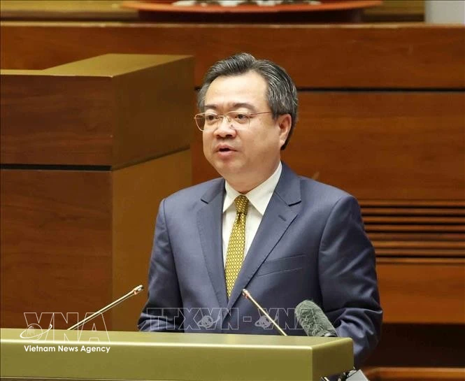 El miembro del Buró Político, secretario del Comité Central del PCV y jefe de su Comisión de Políticas y Estrategias, Nguyen Thanh Nghi (Foto: VNA)