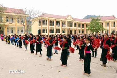 Escuela para pequeños de etnias minoritarias. (Foto: VNA)