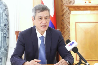 El embajador de Vietnam en Camboya, Nguyen Minh Vu. (Foto: VNA)