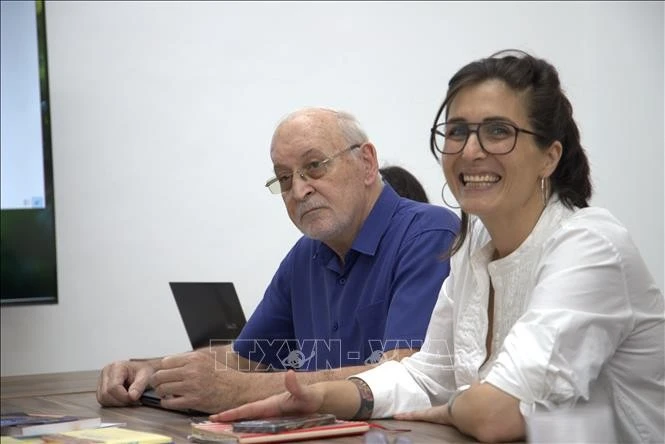 Reem Hazan, miembro del Buró Político y jefa del Departamento de Relaciones Exteriores del Partido Comunista de Israel. (Fuente: VNA)