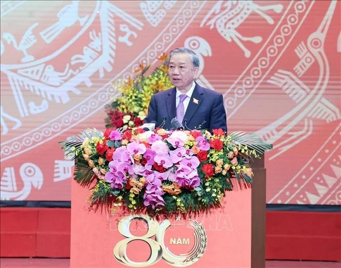 El secretario general del Partido Comunista de Vietnam, To Lam. (Fuente: VNA)
