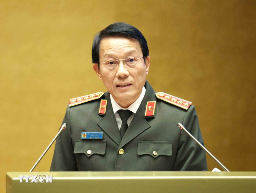 El general Luong Tam Quang, miembro del Buró Político y ministro de Seguridad Pública. (Fuente: VNA)
