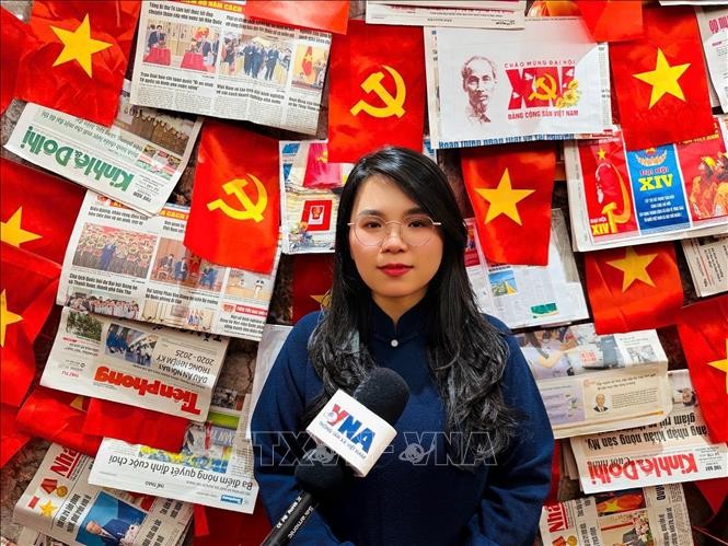 La doctora Le Thi Quynh Hoa, investigadora posdoctoral en la Universidad de la Ciudad de Hong Kong (CityU) (Foto: VNA)