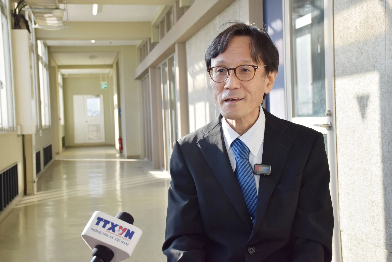 El profesor Shimizu Masaki, de la Universidad de Osaka (Foto: VNA)