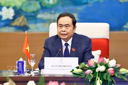 El presidente de la Asamblea Nacional de Vietnam, Tran Thanh Man. (Fuente: VNA)