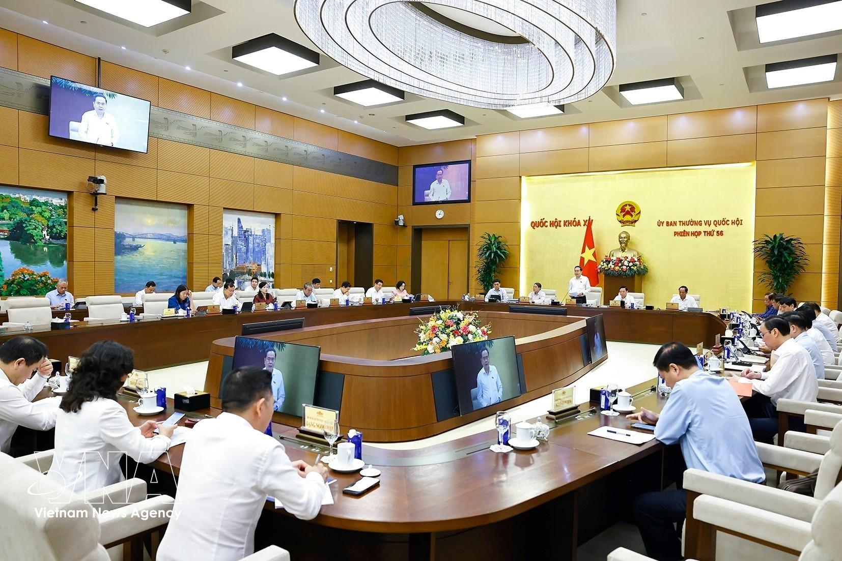 En la cita (Fuente: VNA)