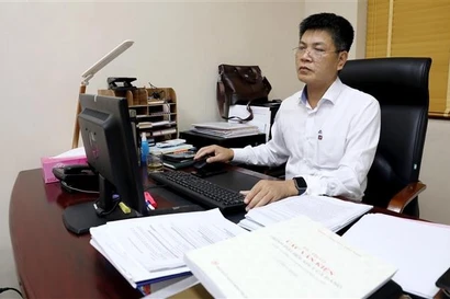 Nguyen Ngoc Hoan, vicesecretario del Comité del Partido de Hung Yen y subdirector de la Compañía petrolera de Hung Yen. (Fuente: VNA)