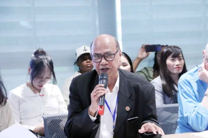 Pallab Sengupta, presidente del Consejo Mundial de la Paz. (Fuente: VNA)