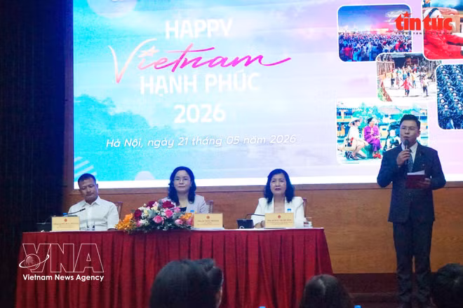Acto de lanzamiento del Premio de comunicación sobre derechos humanos “Happy Vietnam 2026”. (Foto: VNA)