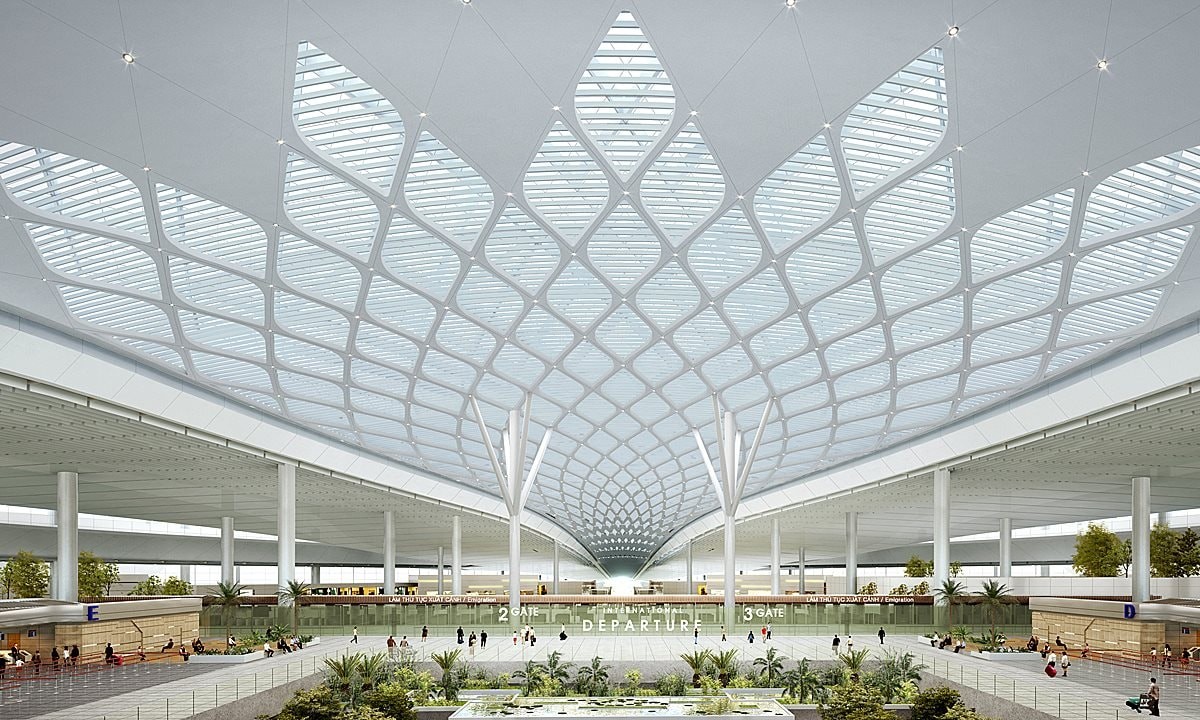 La primera fase del Aeropuerto Internacional de Long Thanh se inaugurará el 19 de diciembre de 2025. (Foto: baodautu.vn)