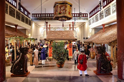 En el Centro de Cultura y Artes, número 22 de la calle Hang Buom. (Fuente: VNA)