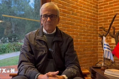 El ministro de Trabajo y Seguridad Social de Uruguay y secretario general del Partido Comunista, Juan Castillo. (Fuente: VNA)