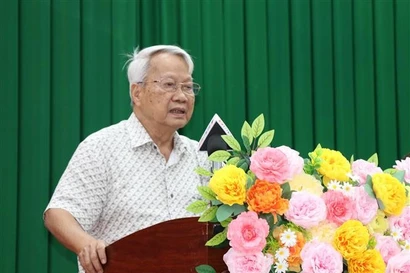 Bui Quang Huy, exsecretario del Comité del Partido de la provincia antigua de Tra Vinh. (Foto: VNA)