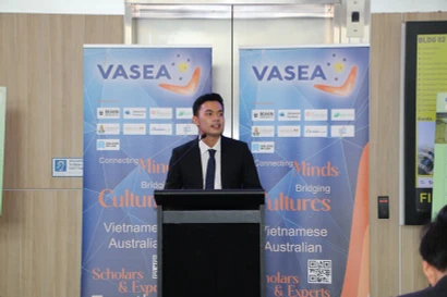 El presidente de la Asociación de Estudiantes Vietnamitas en Australia, Huynh Tan Dat. (Foto: VNA)