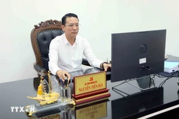 Nguyen Tien Hai, secretario del Comité del Partido de la comuna de Song Ma, provincia de Son La. (Foto: VNA)