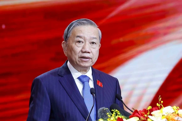 El secretario general del Partido Comunista de Vietnam, To Lam. (Foto: VNA)