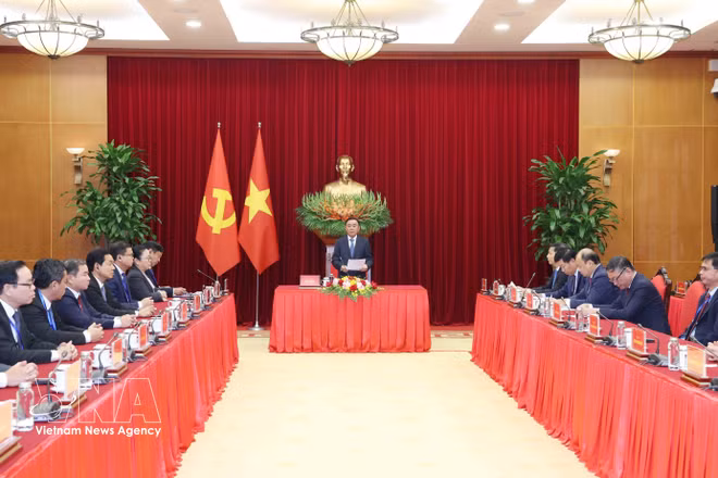 Panorama de la reunión. (Foto: VNA)