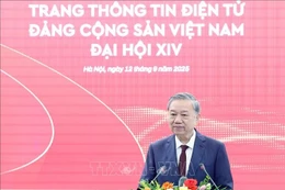 El secretario general del Partido Comunista de Vietnam, To Lam, interviene en la cita (Foto: VNA)