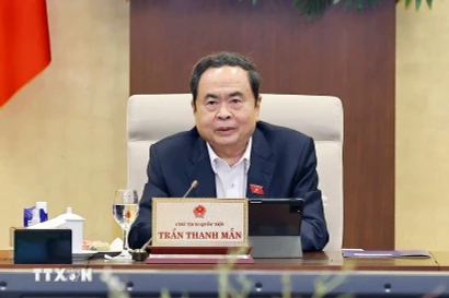 El presidente de la Asamblea Nacional de Vietnam, Tran Thanh Man. (Fuente: VNA)