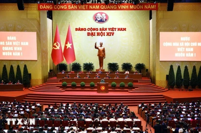 El XIV Congreso del Partido Comunista de Vietnam (Fuente: VNA)