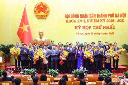 Consejo Popular de Hanoi del período 2026-2030 inaugura su primer periodo de sesiones (Foto: VNA)