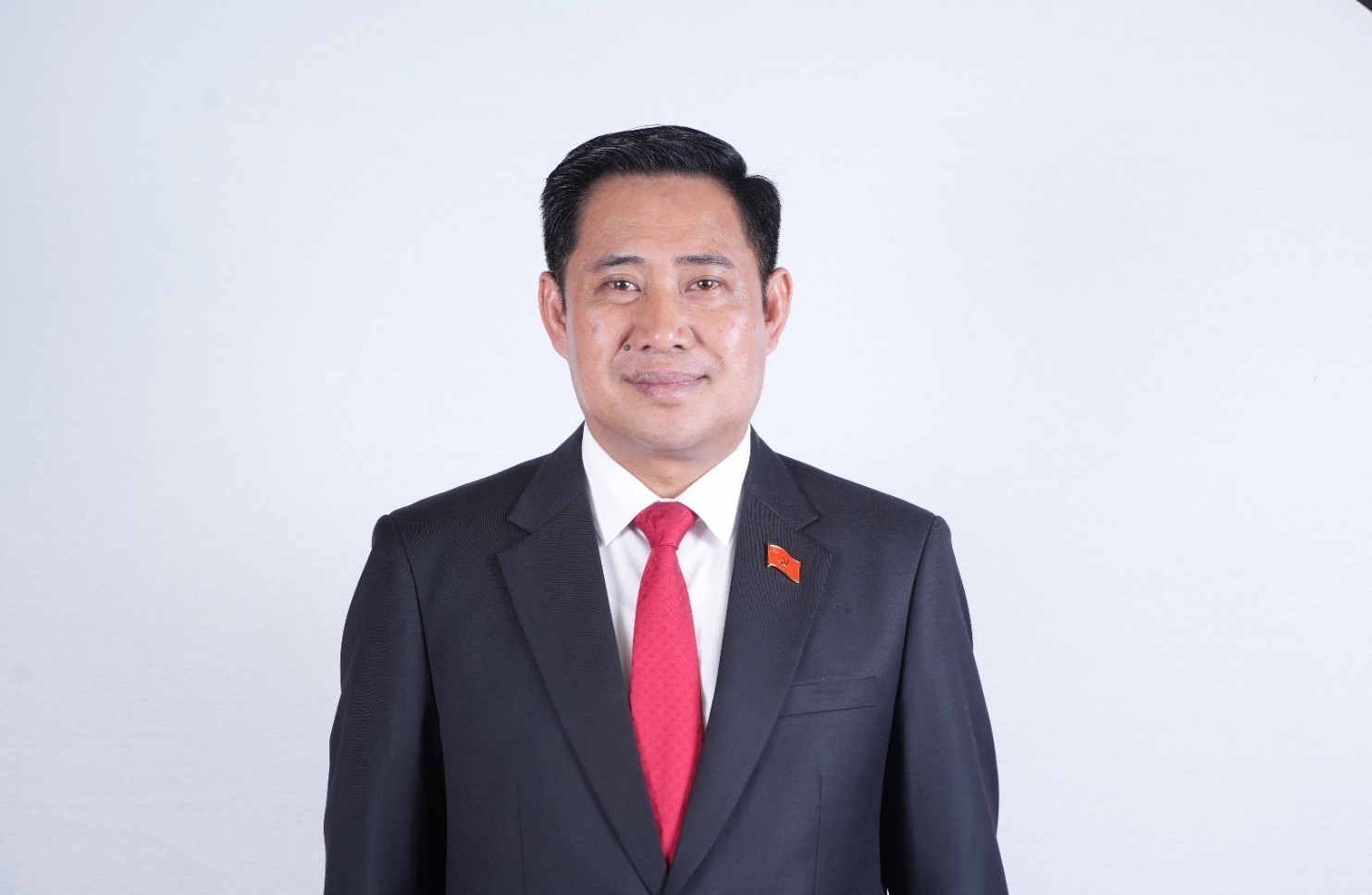 El miembro del Comité Central del Partido Popular Revolucionario de Laos y secretario del Comité partidista de la provincia de Champasak, Alounxay Sounnalath (Fuente: VNA)