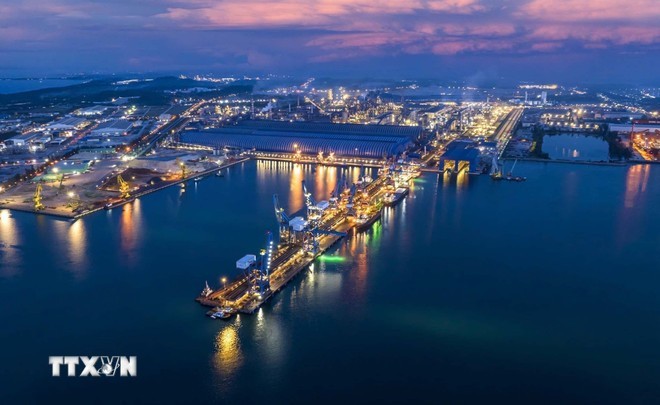 Vista de la Zona Económica de Dung Quat, en la provincia de Quang Ngai. (Foto: VNA)
