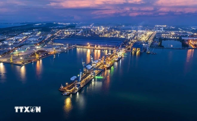 Vista de la Zona Económica de Dung Quat, en la provincia de Quang Ngai. (Foto: VNA)