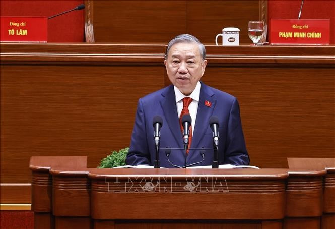 El secretario general del Partido Comunista de Vietnam, To Lam (Fuente: VNA)