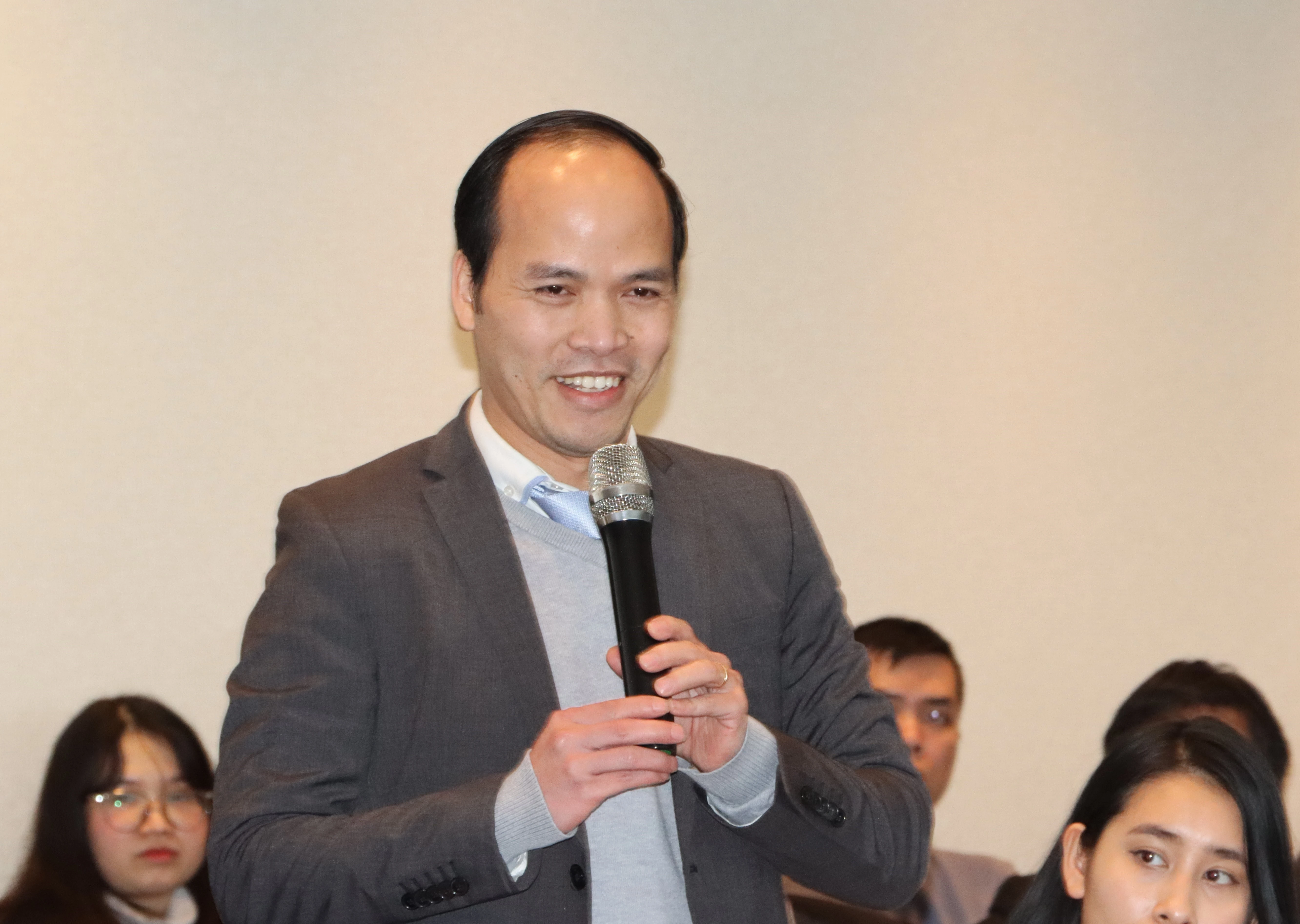 El doctor Phung Quoc Tri, presidente de la Asociación de Intelectuales Vietnamitas en Bélgica y Luxemburgo. (Fuente: VNA)