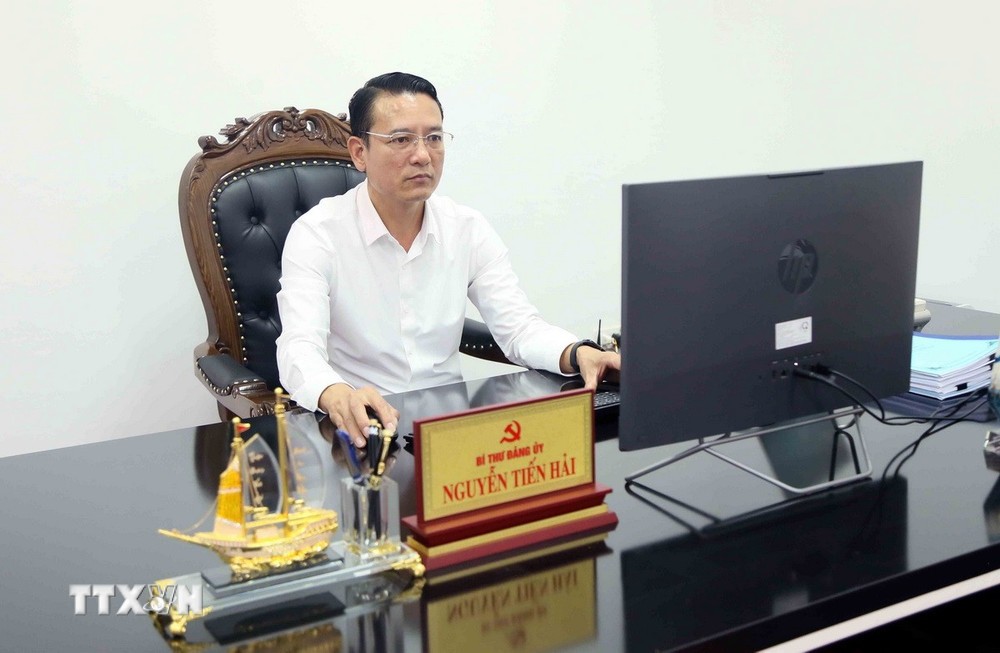 Nguyen Tien Hai, secretario del Comité del Partido de la comuna de Song Ma, provincia de Son La. (Foto: VNA)