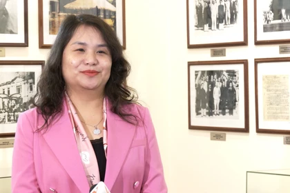 La doctora Nguyen Quynh Lien, miembro del Presídium del Comité Central del FPV del décimo mandato y jefa del Departamento de Democracia, Supervisión y Crítica Social del FPV. (Fuente: VNA)