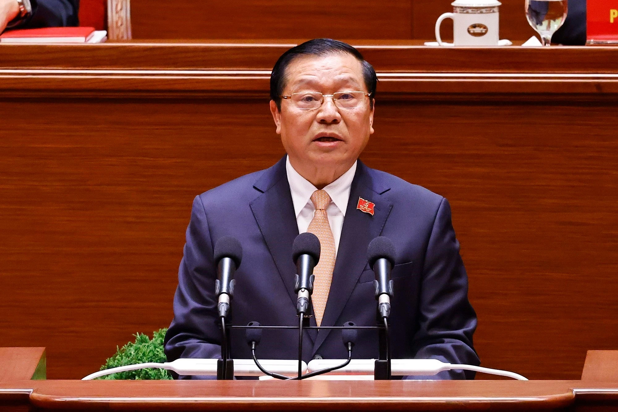 Lai Xuan Mon, miembro del Comité Central del Partido y subjefe permanente de su Comisión de Propaganda, Educación y Movilización de Masas. (Fuente: VNA)