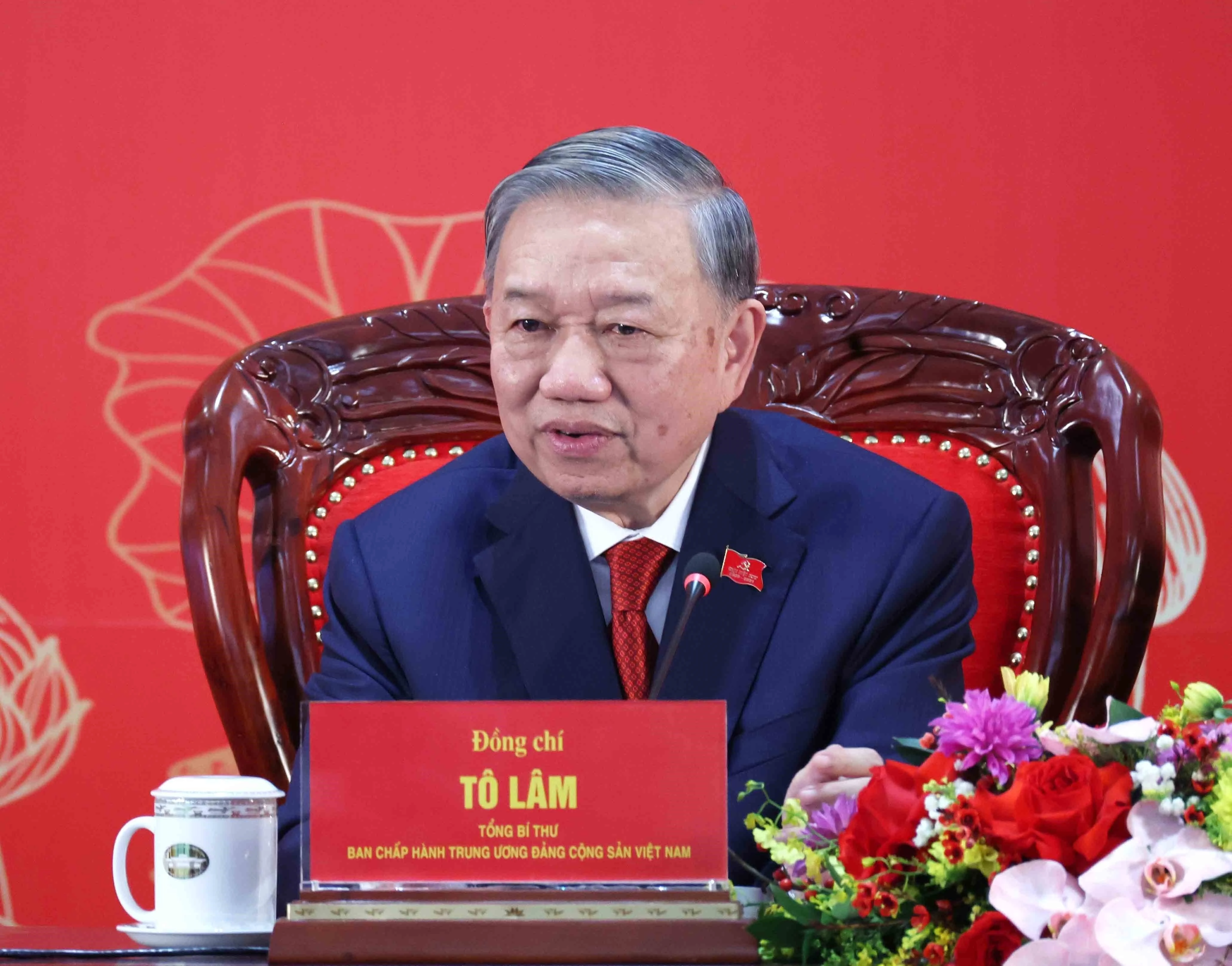 El secretario general del Comité Central del Partido Comunista de Vietnam, To Lam. (Fuente: VNA)