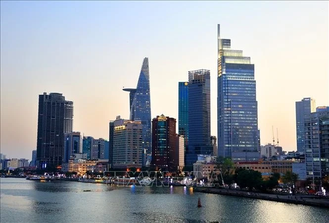 Ciudad Ho Chi Minh es un centro urbano dinámico y moderno. (Foto: VNA)